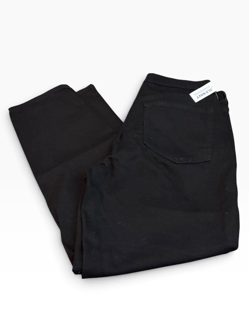 OLD NAVY black OG straight jean nwt
